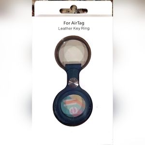 AirTag Leather Key Ring